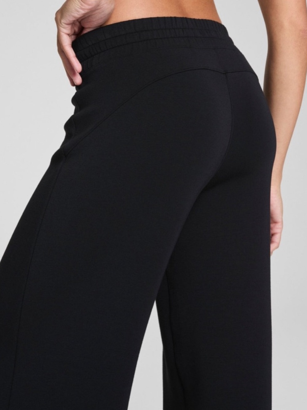 SPANX AirEssentials Wide Leg Pants Black Size 2X Petite - Picture 4 of 8